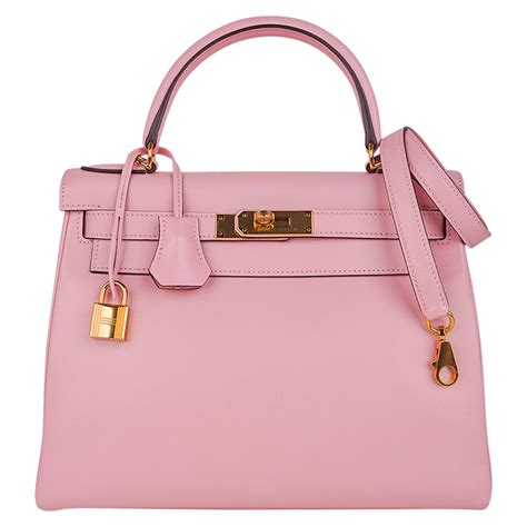 Hermes kelly leather bag